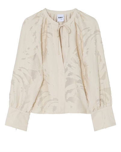 Day Birger et Mikkelsen - Penka Raw Jacquard Bluse - Jet Stream